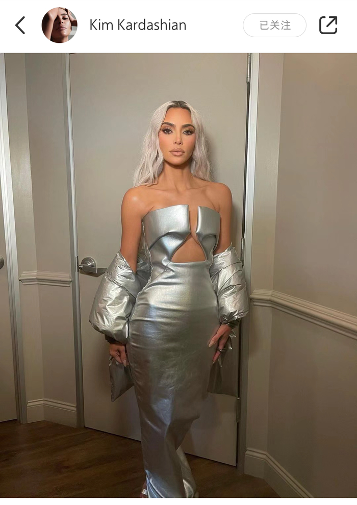 （图片来源：卡戴珊小红书官方号）