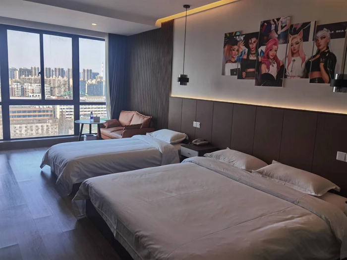 （网鱼电竞酒店，财联社记者摄于杭州）