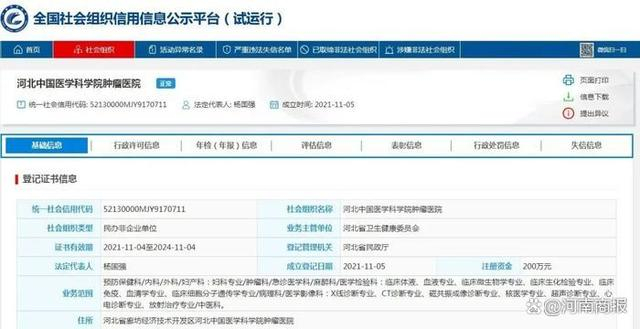 全国社会组织信用信息公示平台截图