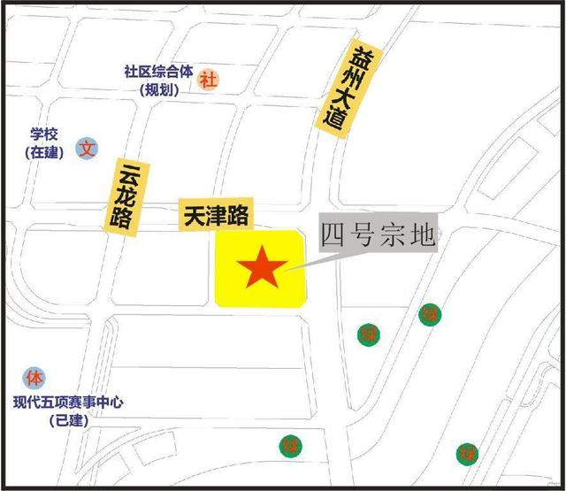 天府新区44亩地块位置示意图