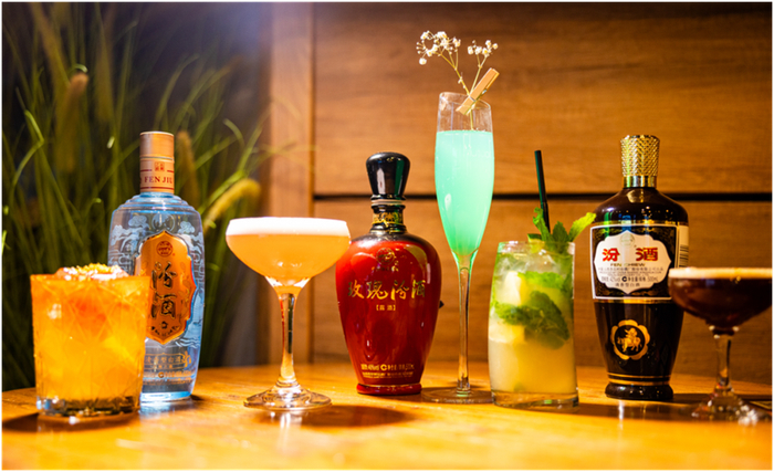 （图片说明：汾酒鸡尾酒）