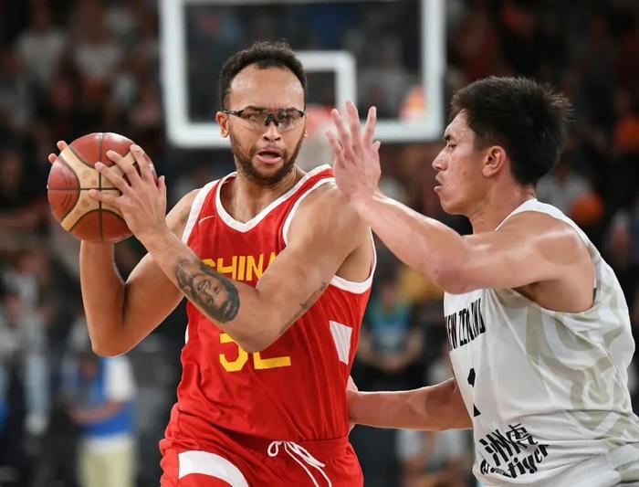 中国男篮球员李凯尔。图/国际篮联篮球世界杯官方微博