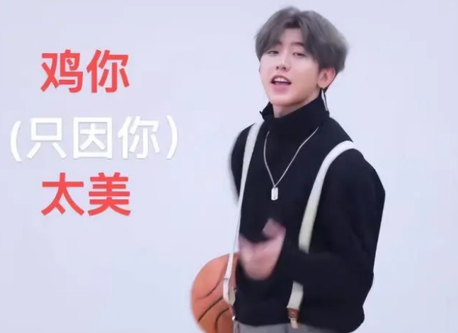 蔡徐坤被恶搞的视频截图