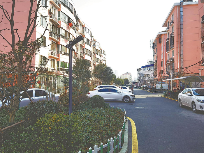 改造后的淮北市相山区黎苑二期E组团小区。本报记者 丁贤飞 摄