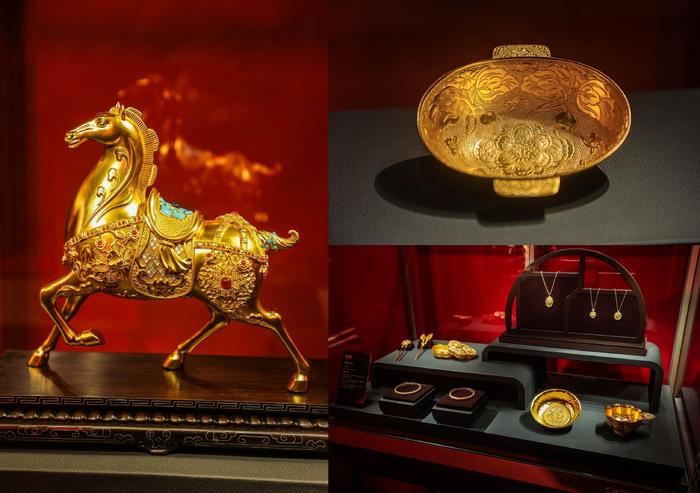 GOLD IS CHIC鎏光时代周大福传承系列黄金美学艺术展 产品展示