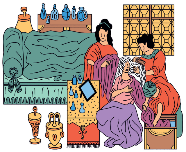 《香水之书》内页插图。