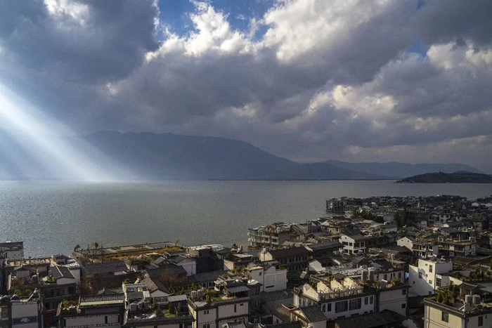 大理，洱海风光。图源视觉中国