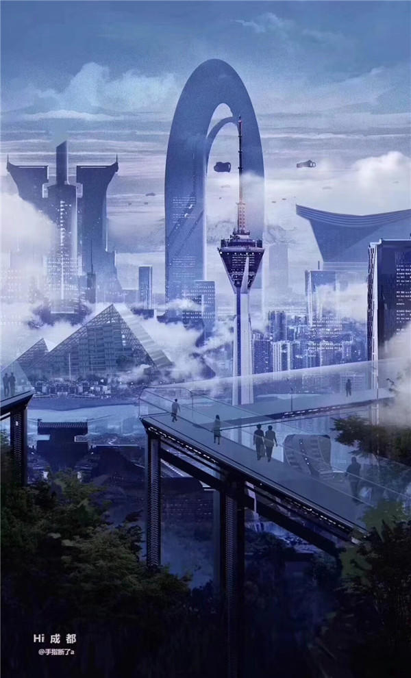 ▲《Hi，成都》九宫格漫画中的成都