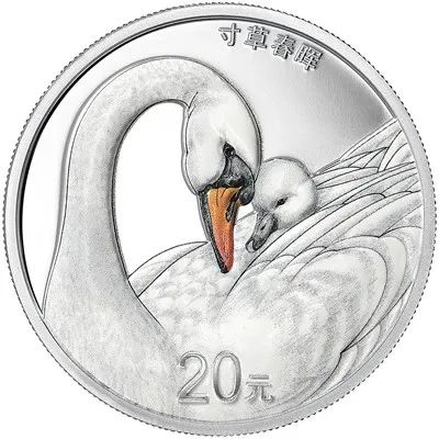 图为获得2023年世界硬币大奖“最佳银币”的2021吉祥文化（寸草春晖）60克银币。