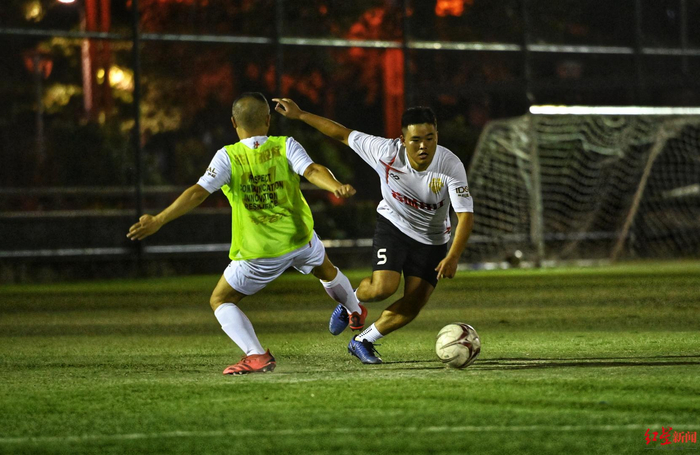 ▲球员们进行备战训练