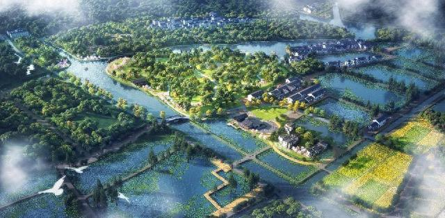 青浦新城绿环山海之链节点效果图