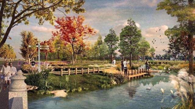 奉贤新城绿环农艺公园节点效果图