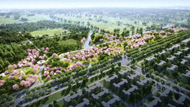 松江新城绿环城野田园节点效果图
