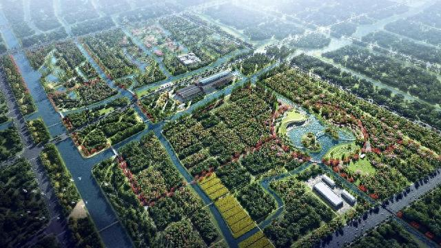 嘉定新城绿环智慧秀林节点效果图