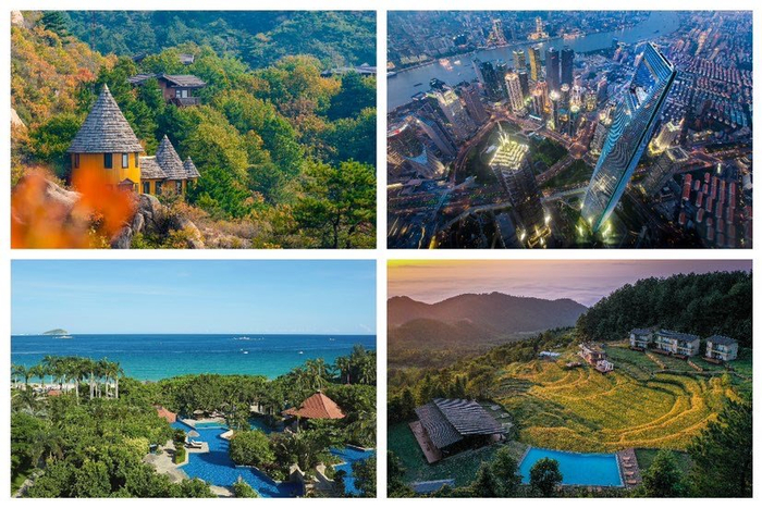 上榜酒店类型多样，有北京郊外的童话小屋，上海繁华商圈的地标酒店，也有三亚海边的度假综合体，重庆乡野间的避世美宿 