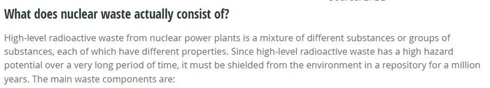 国际原子能机构对核废料的介绍截图