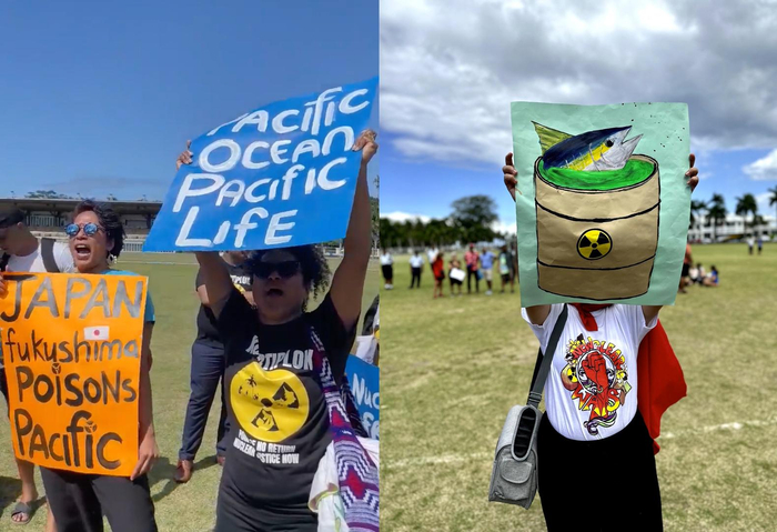 ▲太平洋地区岛民抗议日本核污染水排海