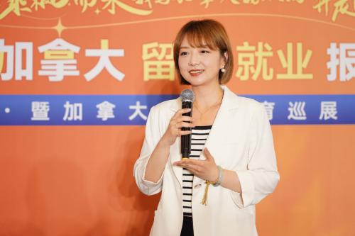 加中贸易理事会CCBC北京办公室副主任 Candice Zhao