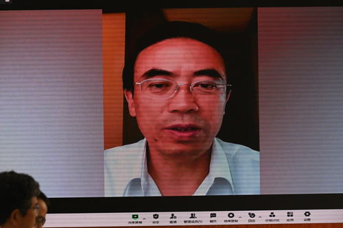 　　全国政协常委、中国残疾人联合会副主席程凯。人民政协报·人民政协网 记者 贾宁 摄