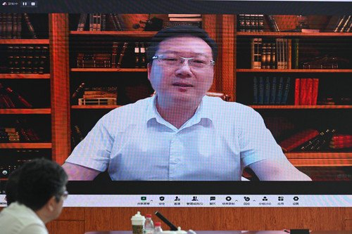 　　十三届全国政协委员、中国联通云南省分公司党委书记张云勇。人民政协报·人民政协网 记者 贾宁 摄