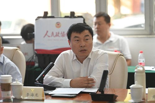 　　北京圣泽天下网络科技有限公司总经理李海龙。人民政协报·人民政协网 记者 贾宁 摄