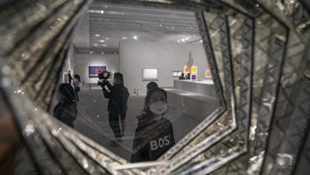 浦东美术馆举办的展览（孟雨涵 摄）