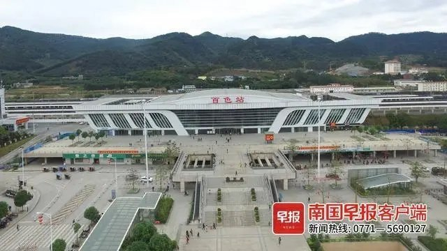 云桂铁路百色站。周福宁 摄