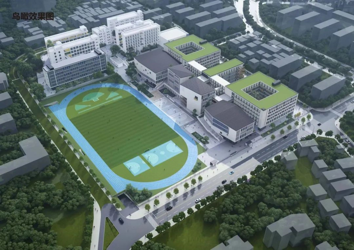 光明中学初中部。图源：光明区建筑工务署