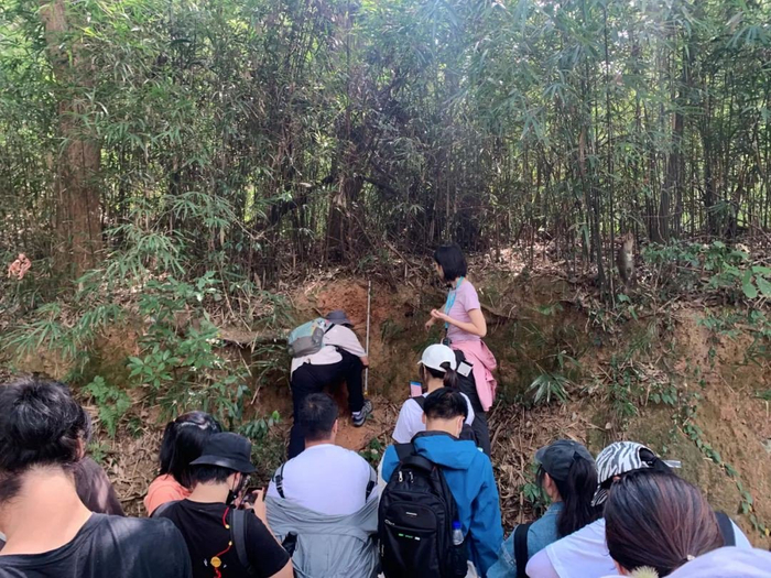 杨琳教授带领学生进行野外实践