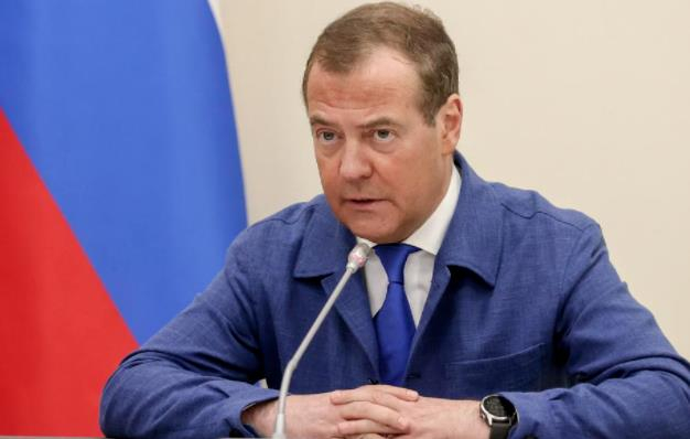 梅德韦杰夫，资料图，图源：塔斯社