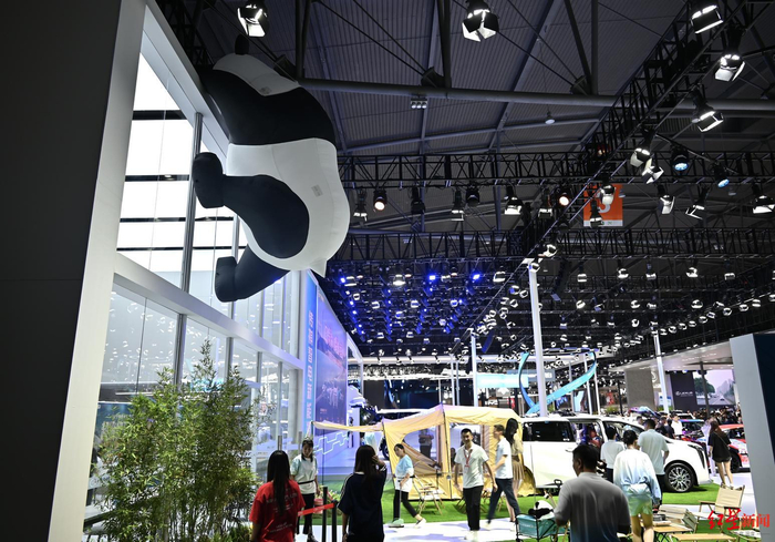 ▲成都国际车展现场