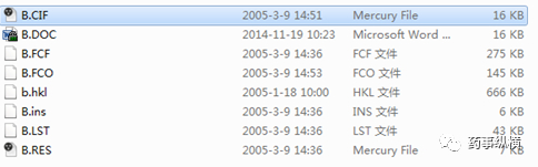 图1  单晶文件的列表示意图