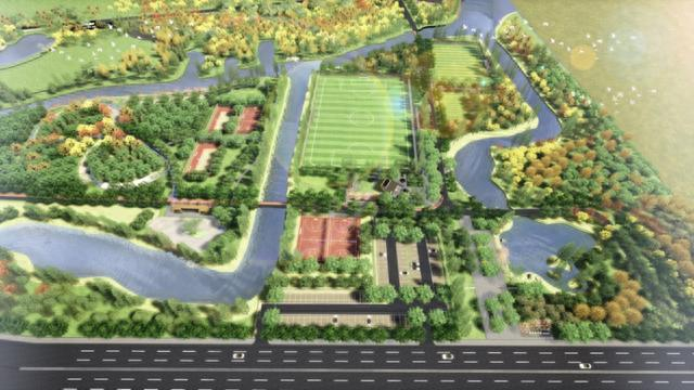 体育竞技区效果图