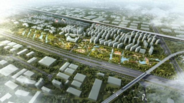 孝亲公园鸟瞰效果图