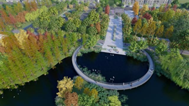 入口亲水区效果图