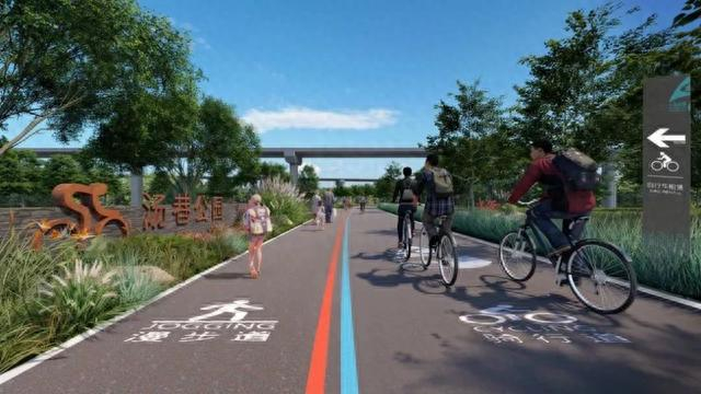 绿道贯通效果图