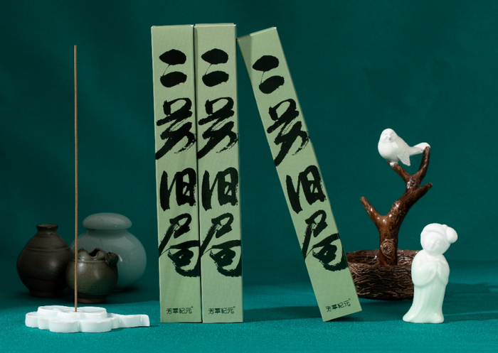 △二苏旧局·线香→成分：沉香、檀香、乳香、琥珀、蜂蜜、茉莉花等天然香料