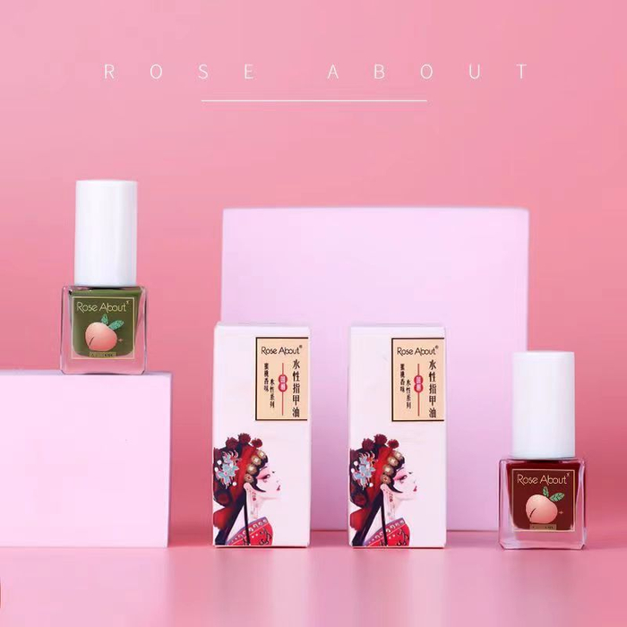 被检出禁用物质的RoseAbout指甲油。资料图片