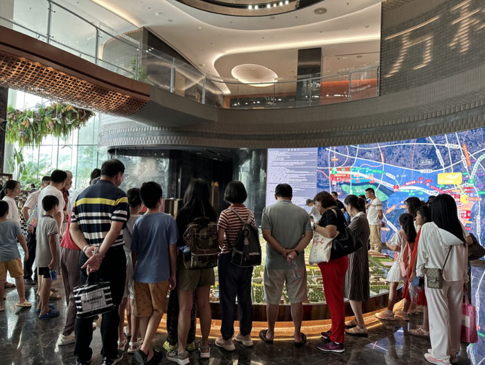 图片：万科黄埔新城售楼处