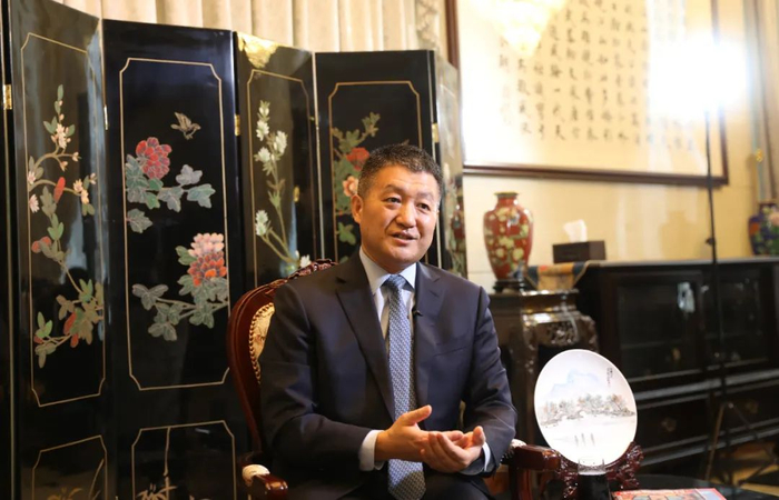 陆慷接受本刊专访。摄影/本刊记者 李志全