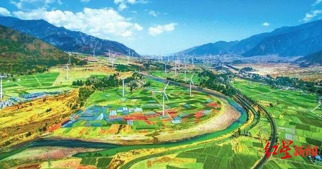 ▲凉山州德昌县麻栗镇段的安宁河谷平原景色。摄影：冷文浩 