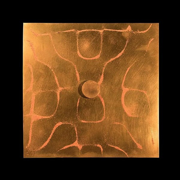 克拉尼图形：将传播中的声音变得可视化。图片来源：wikimedia