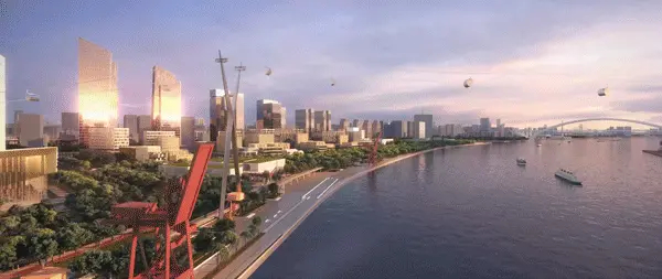 上海缆车模型 图源：上海市徐汇区新闻办公室