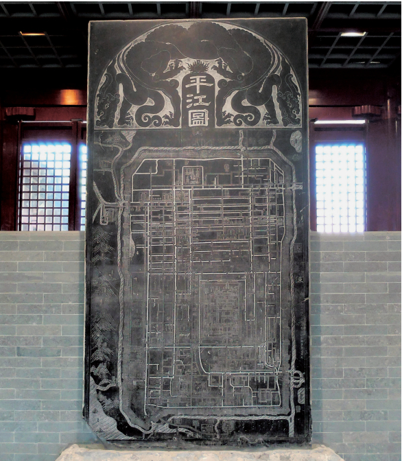 南宋《平江图》碑 位于苏州碑刻博物馆