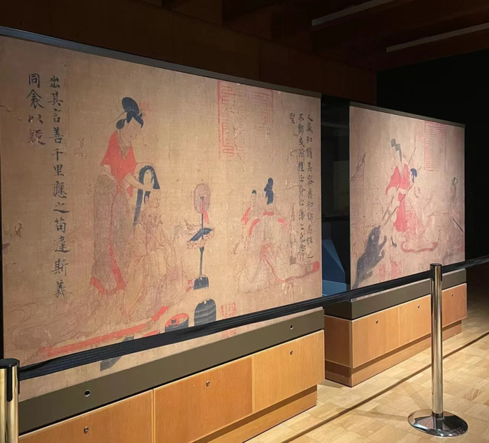 △大英博物馆，《女史箴图》，图自网友@cheungalanna。