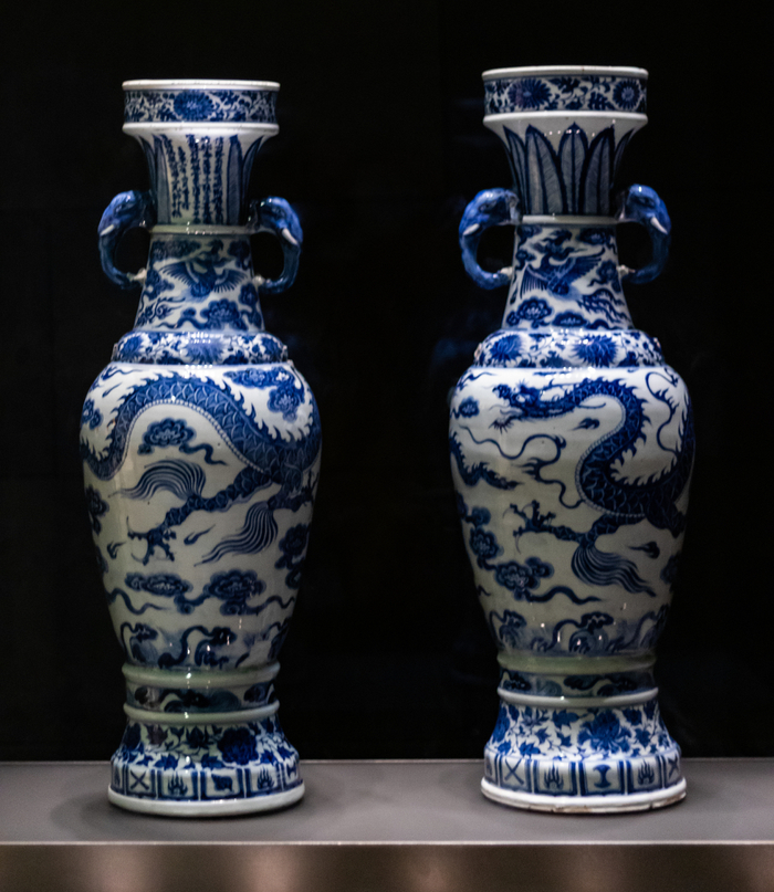 △大英博物馆，大维德花瓶。