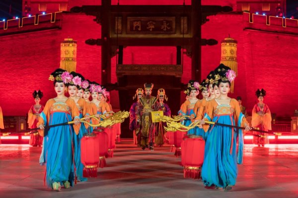 图为旅游文化演出现场 西安城墙管理委员会供图