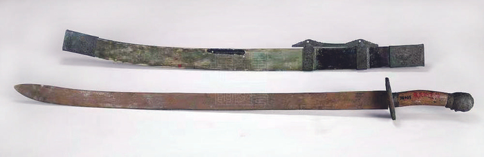     秦良玉佩刀（朴刀）（重庆中国三峡博物馆管晓锐供图）