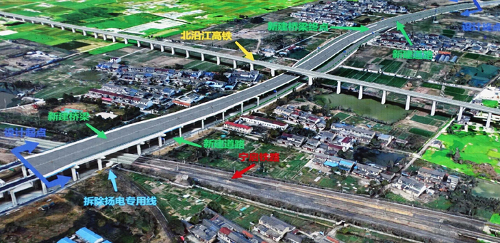 运河快速路北延工程示意图。资料图片