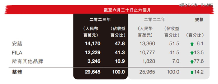 图源：安踏体育财报